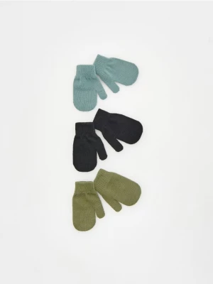 Reserved - Jednopalczaste rękawiczki 3 pack - Zielony