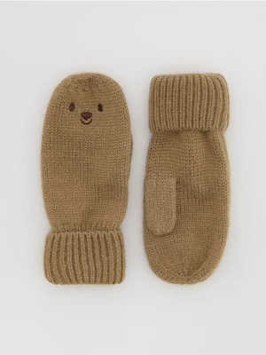 Reserved - Jednopalczaste rękawiczki - beżowy