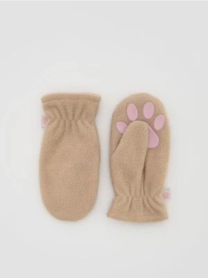 Reserved - Jednopalczaste rękawiczki - beżowy