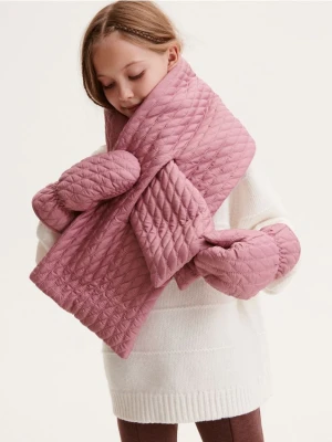 Reserved - Jednopalczaste rękawiczki - brudny róż