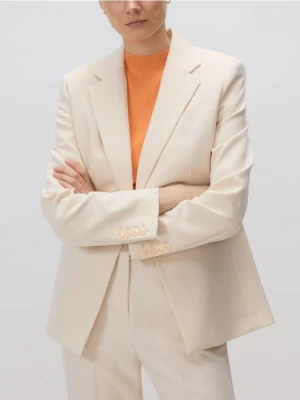 Reserved - Jednorzędowa marynarka - beżowy