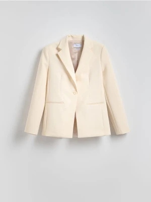 Reserved - Jednorzędowa marynarka - beżowy