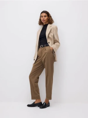 Reserved - Jednorzędowa marynarka - beżowy