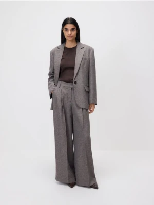 Reserved - Jednorzędowa marynarka - brązowy