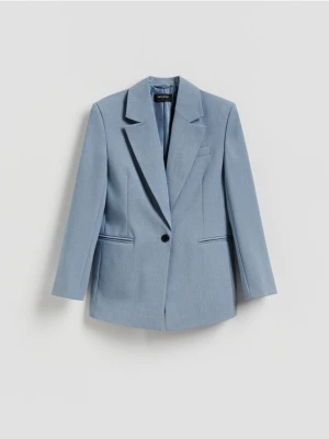 Reserved - Jednorzędowa marynarka - niebieski