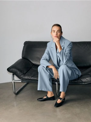 Reserved - Jednorzędowa marynarka - niebieski