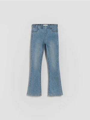 Reserved - Jegginsy flare - niebieski