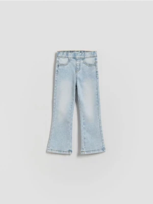 Reserved - Jegginsy flare - niebieski