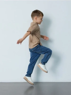 Zdjęcie produktu Reserved - Jegginsy z bawełną - niebieski