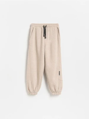 Reserved - Joggery baggy z bawełną - brązowy
