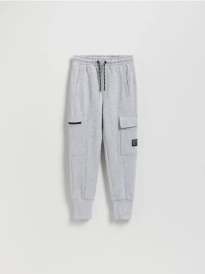 Reserved - Joggery cargo z kieszeniami - ciemnoszary
