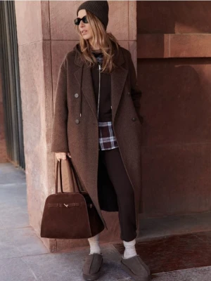 Reserved - Joggery z modalem - ciemnofioletowy