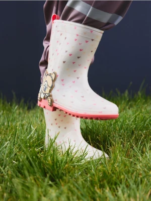 Reserved - Kalosze Bambi - kremowy