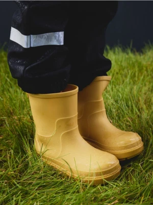 Reserved - Kalosze z wysoką cholewką - żółty