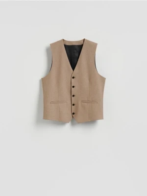 Reserved - Kamizelka garniturowa - beżowy