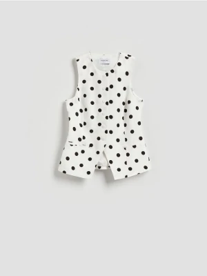 Reserved - Kamizelka garniturowa z lnem - wielobarwny