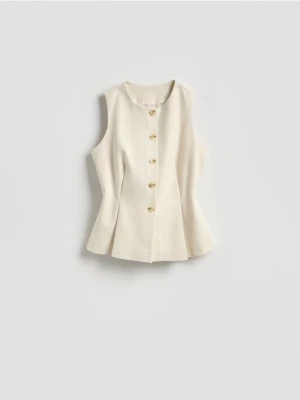 Reserved - Kamizelka - kremowy