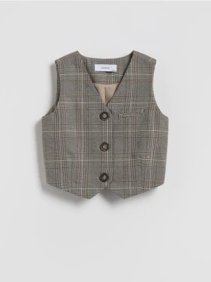 Reserved - Kamizelka w kratę - wielobarwny