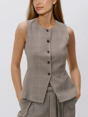 Reserved - Kamizelka w kratę - wielobarwny