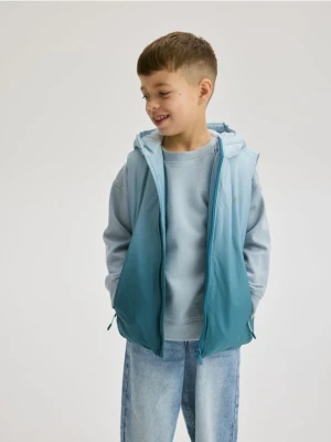 Reserved - Kamizelka z kapturem - jasnozielony