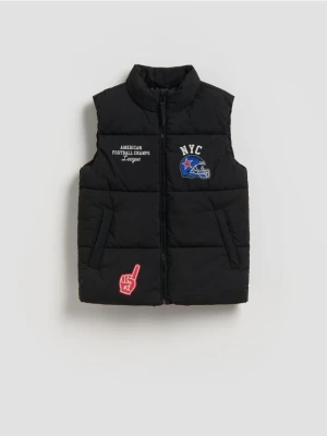 Reserved - Kamizelka z kieszeniami - czarny