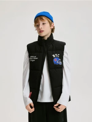 Reserved - Kamizelka z kieszeniami - czarny