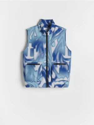 Reserved - Kamizelka z kieszeniami - jasnoniebieski