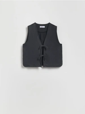 Reserved - Kamizelka z lyocellem - szary