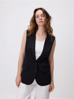 Reserved - Kamizelka z lyocellu - czarny