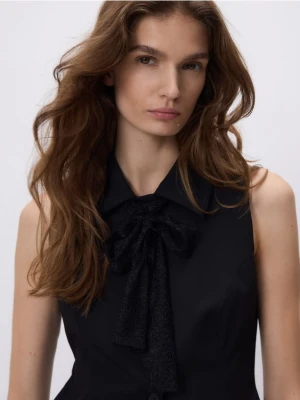 Reserved - Kamizelka z wiązaniem - czarny