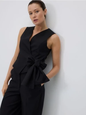 Reserved - Kamizelka z wiązaniem - czarny