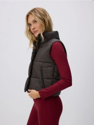 Reserved - Kamizelka ze stójką - szary