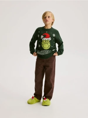 Reserved - Kapcie Grinch - zielony