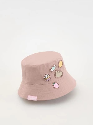 Reserved - Kapelusz bucket hat Pusheen - jasnofioletowy