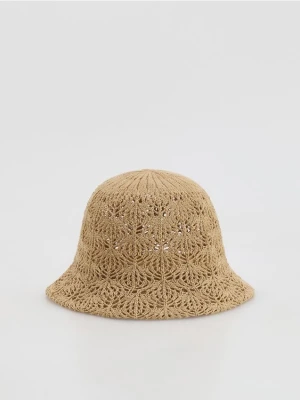 Reserved - Kapelusz bucket - kremowy