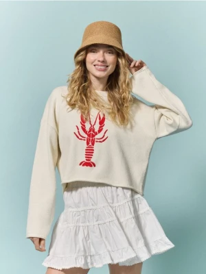 Reserved - Kapelusz bucket - kremowy