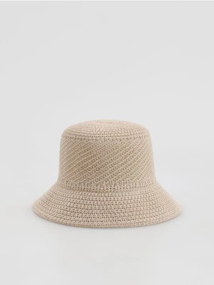 Reserved - Kapelusz bucket - kremowy