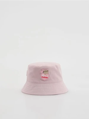 Reserved - Kapelusz Pusheen - pastelowy róż