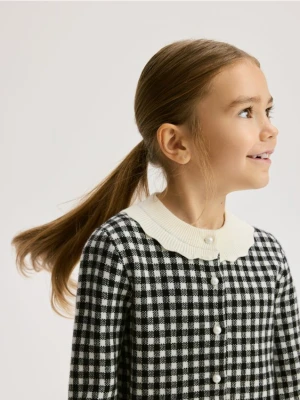 Reserved - Kardigan w kratę - wielobarwny