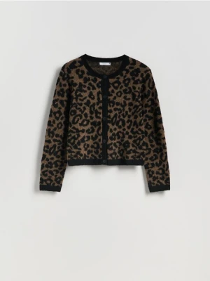 Reserved - Kardigan w panterkę - wielobarwny