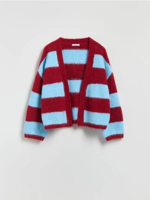 Reserved - Kardigan w paski - wielobarwny