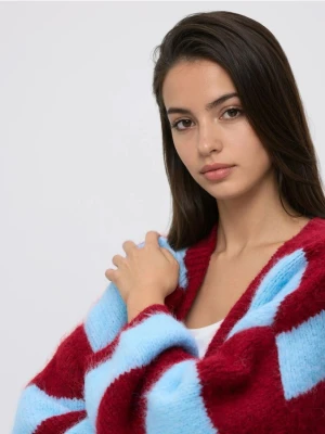 Reserved - Kardigan w paski - wielobarwny