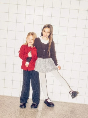 Reserved - Kardigan z domieszką wełny - brązowy