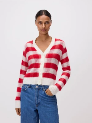 Reserved - Kardigan z wełną - wielobarwny