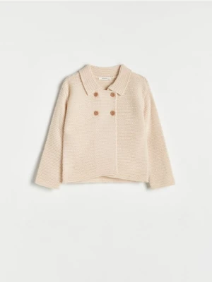Zdjęcie produktu Reserved - Kardigan z zapięciem na guziki - beżowy