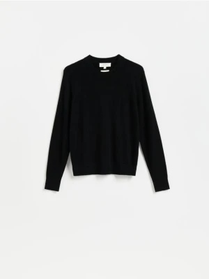 Reserved - Kaszmirowy sweter - czarny