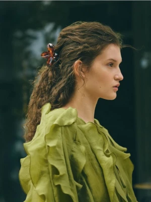 Reserved - Klamra do włosów - brązowy