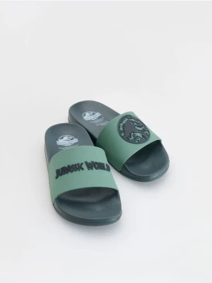 Reserved - Klapki Jurassic Wold - czarny