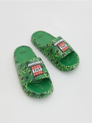Reserved - Klapki Minecraft - zielony