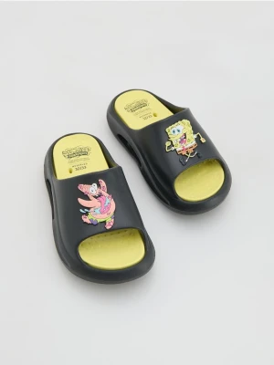 Reserved - Klapki Spongebob - czarny